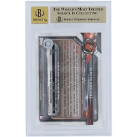 Carte autographiée 9,5/10 de Beckett Fanatics Witnessed 2018 Bowman Draft Chrome #BDC-73 de Grayson Rodriguez Baltimore Orioles avec l'inscription « MLB Debut 4-5-23 »