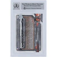 Grayson Rodriguez Baltimore Orioles Autographié 2018 Bowman Draft Chrome Refractors #BDC-73 Beckett Fanatics Witnessed Carte 9/10 authentifiée avec l'inscription "MLB Debut 4-5-23"