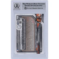 Grayson Rodriguez Baltimore Orioles autographié 2018 Bowman Draft #BD-73 Beckett Fanatics Witnessed Authenticated 9/10 Card