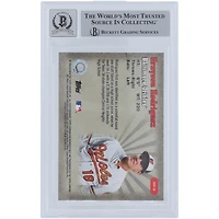 Grayson Rodriguez Baltimore Orioles Autographié 2018 Bowman's Best 98 Best Performers Refractors #98BP-GR Beckett Fanatics Witnessed Authenticated 9/10 Card