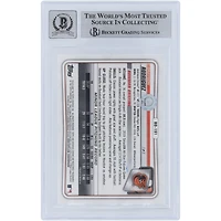 Grayson Rodriguez Baltimore Orioles Autographed 2020 Bowman Chrome Draft Sapphire #BD-191 Beckett Fanatics Witnessed Authenticated 10 Card