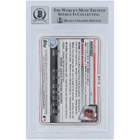 Carte authentifiée signée Grayson Rodriguez Baltimore Orioles Bowman Chrome Prospects Sapphire #BCP-22 2020 Beckett Fanatics avec l'inscription "MLB Debut 4-5-23