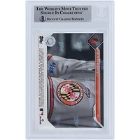 Grayson Rodriguez Baltimore Orioles Autographié Topps 2023 Now Debut #NNO #/23 Beckett Fanatics a été témoin d'une carte de recrue authentifiée avec l'inscription "MLB Debut 4-5-23"
