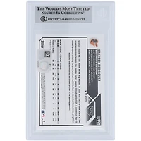 Grayson Rodriguez Baltimore Orioles Autographié 2023 Topps Mise à jour #US50 Beckett Fanatics a vu une carte de recrue authentifiée