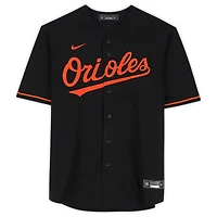 Maillot réplique noir Nike autographié de Grayson Rodriguez, Orioles de Baltimore