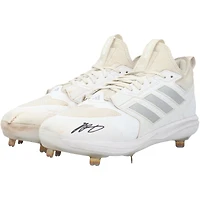 Grayson Rodriguez Baltimore Orioles Autographed Game-Used White adidas Cleats from the 2024 MLB Season - RG13313936-37