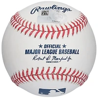 Baseball autographié par Grayson Rodriguez des Orioles de Baltimore pour ses débuts en MLB avec l'inscription « MLB Debut 4/5/23 »