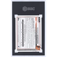 Carte Gunnar Henderson Baltimore Orioles 2021 Bowman Draft Rouge #BD-175 #5/5 authentifiée SGC 9