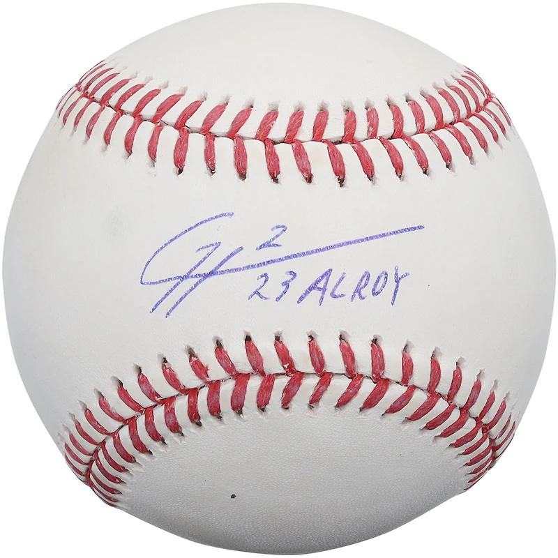 Balle de baseball autographiée par Gunnar Henderson des Orioles de Baltimore avec inscription « 23 AL ROY »