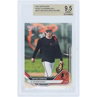 Carte Heston Kjerstad Baltimore Orioles 2025 Topps Now Road to Opening Day #OD-7, authentifiée BGS 9.5