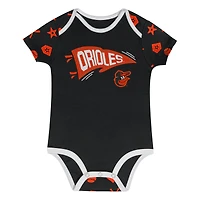 Ensemble de couvre-couches pour bébé Black Baltimore Orioles On Deck 2 pièces