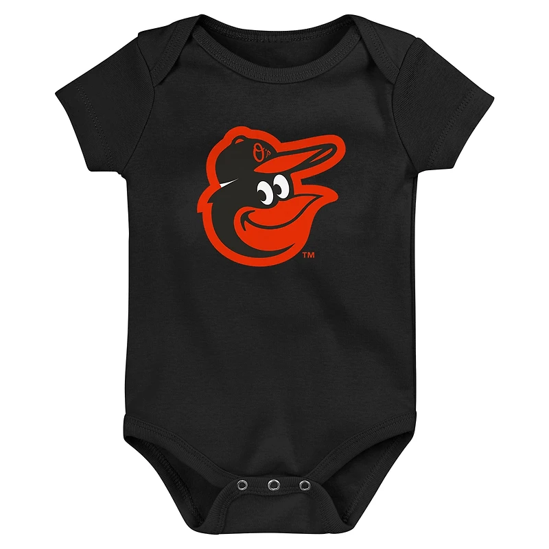 Ensemble de 3 bodys Fan Fanatics Baltimore Orioles Pennant pour bébé