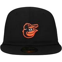 Casquette New Era Baltimore Orioles My First 59FIFTY ajustée noire pour bébé
