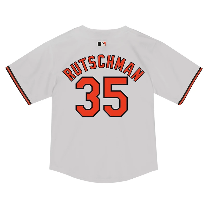 Maillot de match Nike Adley Rutschman blanc des Orioles Baltimore pour bébé