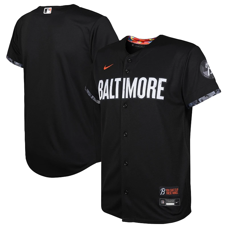 Infant Nike  Black Baltimore Orioles City Connect Replica Jersey