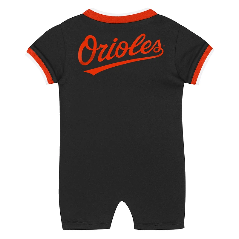 Infant Outerstuff Black Baltimore Orioles Pinch Coverall