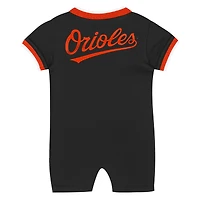Infant Outerstuff Black Baltimore Orioles Pinch Coverall