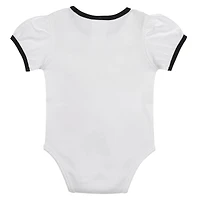 Infant  White Baltimore Orioles Sweet Catcher 3-Piece Headband Skirt Set