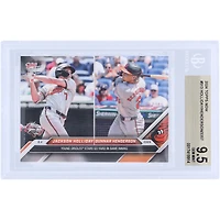 Jackson Holliday et Gunnar Henderson Baltimore Orioles 2024 Topps Now Orioles Stars Go Yard dans la même manche #513 BGS Carte authentifiée 9.5