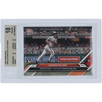 Jackson Holliday Baltimore Orioles 2024 Topps maintenant Joyeuses fêtes ! Premier coup de circuit en MLB : Grand Chelem 31/07/2024 #498 BGS Carte recrue authentifiée 10 - Sous-catégories 10, 10, 10, 9,5