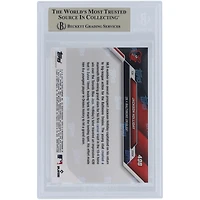 Jackson Holliday Baltimore Orioles 2024 Topps Now Joyeuses fêtes ! Premier coup de circuit en MLB : Grand Chelem 31/07/2024 #498 BGS Carte recrue authentifiée 9.5