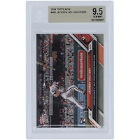 Jackson Holliday Baltimore Orioles 2024 Topps Now Joyeuses fêtes ! Premier coup de circuit en MLB : Grand Chelem 31/07/2024 #498 BGS Carte recrue authentifiée 9.5