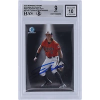 Jackson Holliday Baltimore Orioles Autographié 2023 Bowman Chrome Bowman Spotlights #BS-6 Beckett Fanatics Témoin Authentifié 9/10 Carte