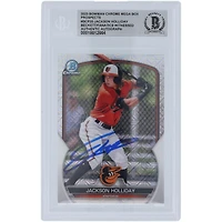 Jackson Holliday Baltimore Orioles Autographié 2023 Bowman Chrome Prospect Mega Box #BCP-20 Beckett Fanatics Witnessed Authenticated Card