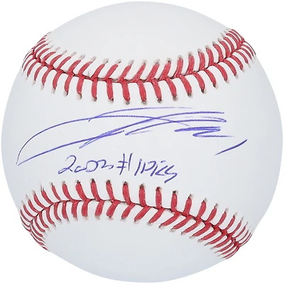 Baseball autographié par Jackson Holliday des Orioles de Baltimore avec l'inscription « 2022 #1 Pick »