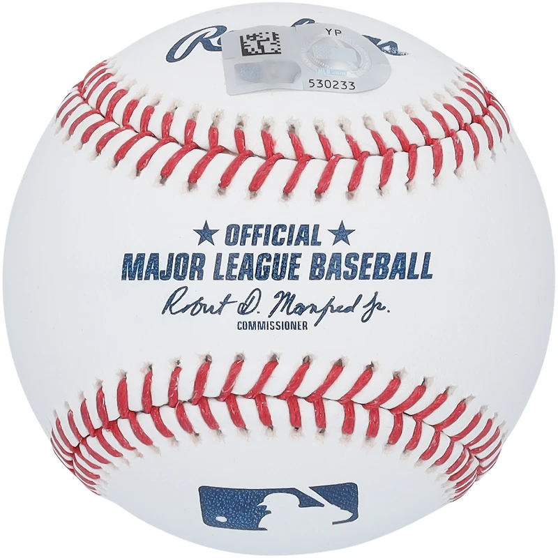 Baseball autographié par Jackson Holliday des Orioles de Baltimore avec l'inscription « Lets Go O's »