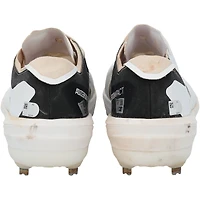 Crampons adidas blancs et noirs portés en match par Jackson Holliday des Orioles de Baltimore lors de la saison 2025 de la MLB, authentifiés - NF70442488-89