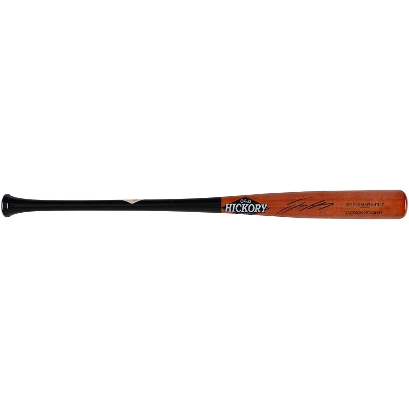Jackson Holliday Baltimore Orioles Autographed Old Hickory Game Model Bat