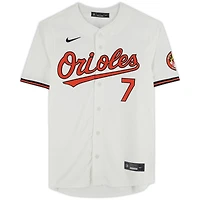 Jackson Holliday Baltimore Orioles Autographed White Nike Limited Jersey
