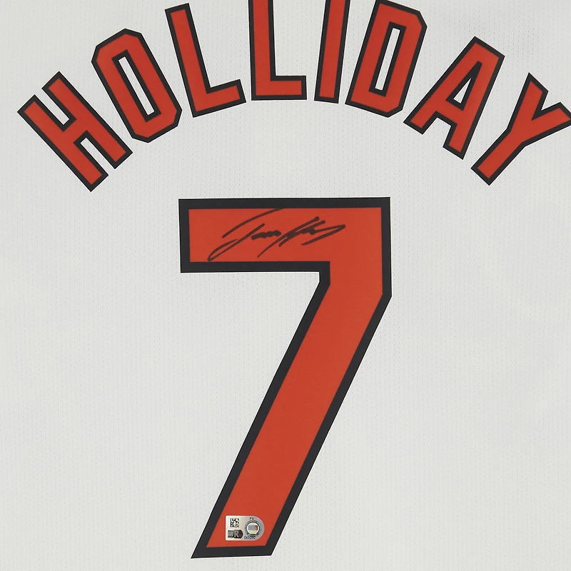 Maillot blanc Nike Limited autographié par Jackson Holliday des Orioles de Baltimore
