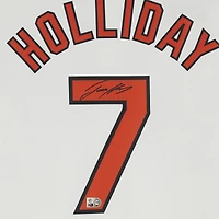 Maillot blanc Nike Limited autographié par Jackson Holliday des Orioles de Baltimore