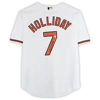 Maillot réplique blanc Nike autographié de Jackson Holliday, des Orioles de Baltimore