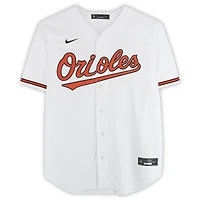 Maillot réplique blanc Nike autographié de Jackson Holliday, des Orioles de Baltimore