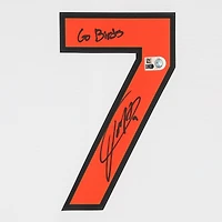 Jackson Holliday Baltimore Orioles Autographed White Nike Replica Jersey with "Go Birds" Inscription 