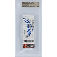 Jackson Holliday Baltimore Orioles Baltimore Orioles Home Debut Beckett Fanatics Witnessed Authenticated 10/10 Ticket du 12 avril 2024