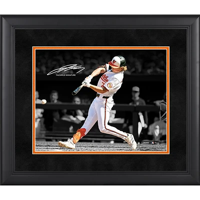 Photographie encadrée de Jackson Holliday Baltimore Orioles Fac-similé Signature 11" x 14 "
