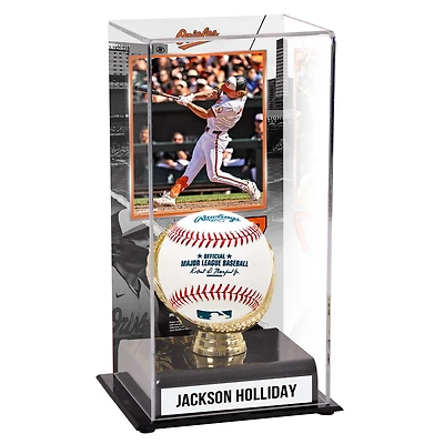 Vitrine d'exposition sublimée Jackson Holliday Baltimore Orioles avec image