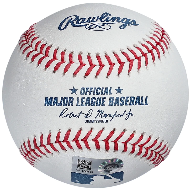 Ballon de baseball autographié par James McCann des Orioles de Baltimore avec l'inscription « Mark 10:27 »