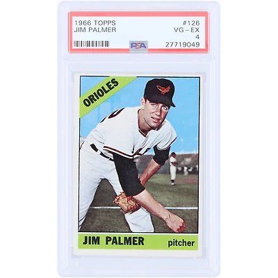 Jim Palmer Baltimore Orioles 1966 Topps #126 PSA Authenticated 4 Rookie Card