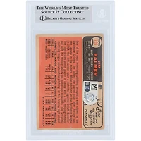 Jim Palmer Baltimore Orioles a autographié la carte Topps n° 126 Beckett de 1966, carte de recrue authentifiée avec l'inscription « HOF 90 » et a été vu par des fanatiques.