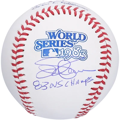 Jim Palmer Baltimore Orioles Autographed 1983 World Series Logo Baseball with "83 WS Champs" Inscription 