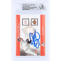Carte authentifiée par Jim Palmer (Baltimore Orioles) de la collection Fleer Greats Through the Years 2002 (GU Relic #TTY-JM Beckett Fanatics Witnessed).
