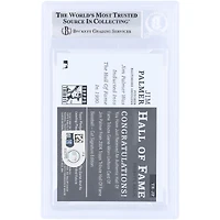 Jim Palmer Baltimore Orioles Autographed 2004 Topps Tribute HOF Cut Signature GU Relic #TR-JP Beckett Fanatics Witnessed Authenticated Card with "HOF 90" Inscription