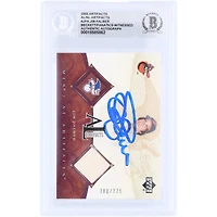 Carte authentifiée par Jim Palmer des Orioles de Baltimore (2005), Upper Deck AL Artifacts GU Relic #AL-JP #/325, certifiée par Beckett Fanatics Witnessed.