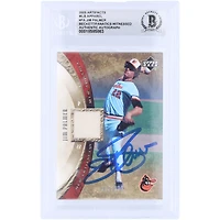 Carte authentifiée par Jim Palmer (Baltimore Orioles), 2005 Upper Deck MLB Artifacts GU Relic, n° MLB-PA/325, certifiée par Beckett Fanatics Witnessed.