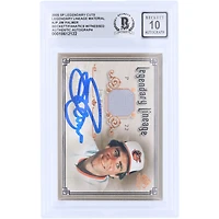Carte autographiée de Jim Palmer (Baltimore Orioles), 2005 Upper Deck SP Legendary Cuts Legendary Lineage GU Relic #LE-JP, authentifiée par Beckett Fanatics Witnessed (n° 10).